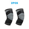 Image of 2PCS Knee Pads Sports Pressurized Elastic Kneepad Support Fitness Basketball Volleyball Brace Medical Arthritis Joints Protector Shopping