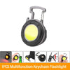 Image of Portable COB Keychain Flashlight LED Mini Work Lights Floodlight Type C Rechargeable Bottle Opener Outdoor Camping Light Shopping