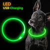 Image of Led Dog Collar Luminous Usb Cat Dog Collar 3 Modes Led Light Glowing Loss Prevention LED Collar For Dogs Pet Dog Accessories Shopping