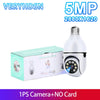 Image of 5G Wifi 5MP E27 Bulb Surveillance Camera Indoor 4X Digital Zoom AI Human Detect Full Color Night Vision Wireless Cam Smart Home Shopping