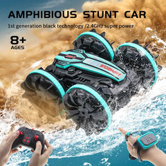 Amphibious RC Car Remote Control Stunt Car Vehicle Double-sided Flip Driving Drift Rc Cars Outdoor Toys for Boys Children's Gift Shopping