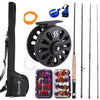 Image of Sougayialng Fly Fishing Rod Set  2.7M 8.86FT #5/6  Fly Rod and Fly Reel with Fishing Bag Line Accessories Lures Box Combo Shopping