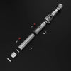 Image of TXQSABER 2pcs Double Darth Maul Smooth Swing Lightsaber Handle+Blade Saber Metal Hilt Heavy Fighting RGB Light Jedi Laser Sword Shopping