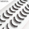 Image of Lashes 5/10 Pairs 3D Faux Mink Eyelashes Fluffy Soft Natural Long False Eyelashes Eyelashes Reusable Eyelashes free shipping Shopping