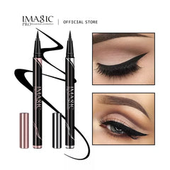 IMAGIC Waterproof Eyeliner Shine Eyeliner Matte Make Your Beauty Black Long Lasting Eyeliner Pen Makeup Cosmetic Tool Shopping