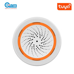 Coolcam Tuya Zigbee Smart Siren Alarm For Home Security with Strobe Alerts Support USB Cable Power UP Works With TUYA Smart Hub Shopping