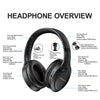 Image of Siindoo JH-919 Wireless Bluetooth Headphones Foldable Stereo Earphones Super Bass Noise Reduction Mic For Iphone Laptop PC TV Shopping111.com