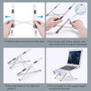 Image of OATSBASF Adjustable Laptop Holder Support Notebook Stand For Mackbook Pro Riser Portable Laptop Stand Cooling Computer Bracket Shopping111