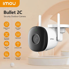 IMOU Wifi Outdoor Camera Bullet 2C 4MP 2MP Surveillance IP Camera Automatic Tracking Weatherproof AI Human Detection Shopping