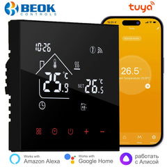 Beok Tuya WiFi Smart Thermostat For Electric Warm Floor Heating Water Gas Boiler Temperature Controller Google Home Alexa Alice - Shopping