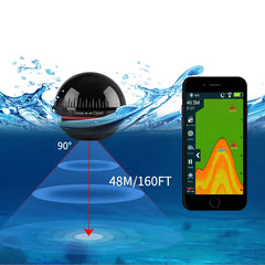 Erchang XA02 Wireless Sonar for Fishing 48m/160ft Water Depth Echo-sounder Fishing Finder Portable FishFinder Shopping