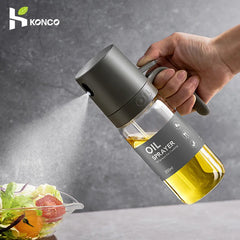 Oil Spray Bottle 250ml High Borosilicate Glass Cooking Oil Dispensers Olive Oil Sprayer Mister for Air Fryer Salad Baking Shopping