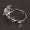 Image of Genuine 925 Sterling Silver Ladies Ring The Galadriel Nenya Zircon Engagement Wedding Band Ring Shopping