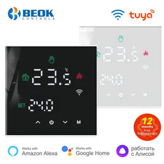 Beok Tuya Smart Home Thermoregulator WIFI Warm Floor Thermostat for Electric Heating Temperature Controller Gas Boiler Yandex - Shopping