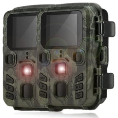 2-Pack Outdoor Mini Hunting Camera 20MP 1080P Wild Trail  Infrared Night Vision Outdoor Motion Activated Scouting Photo Trap Shopping