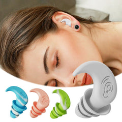 Anti Noise Silicone Earplugs Waterproof Swimming Ear Plugs For Sleeping Diving Surf Soft Comfort Natation Swimming Ear Protector Shopping