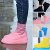 Image of Waterproof Shoe Covers Silicone Anti-Slip Rain Boots Unisex Sneakers Protector For Outdoor Rainy Day Reusable Rain Shoe Cover Shopping