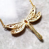 Image of Necklace Large Dragonfly Brand New Link Chain Fine Jewelry Europe 925 Stering Silver Bohemia Happy Gift For Women Shopping