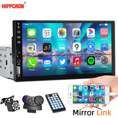 7 Inch Car Radio 1 Din MP5 Player Touch Screen Multimedia FM ISO Power Aux Input Bluetooth USB Mirror Link Universal Autoradio Shopping