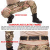 Image of HAN WILD Hunting Suit Camouflage Tactical Shirts Army Combat Uniform Airsoft Paintball Multicam Cargo Pant T-shirts with 4 Pads Shopping