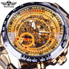 Image of Winner Mechanical Sport Design Bezel Golden Watch Mens Watches Top Brand Luxury Montre Homme Clock Men Automatic Skeleton Watch Shopping