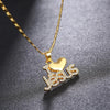 Image of Women's Fashionable All-match Hip Hop Letter Pendant Necklace Shopping