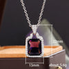 Image of European And American Entry Lux Fashion Colored Gems Necklace Shopping