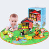 Image of Baby Baby Play Blanket Early Education Animal Toys Shopping