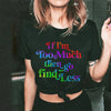 Image of Women's Round Neck Short Sleeve Printed T-shirt Shopping