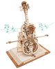 Image of Robotime ROKR Magic Cello Mechanical Music Box Moveable Stem Funny Creative Toys For Child Girls 3D Wooden Puzzle AMK63 Shopping