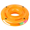 Image of Pet Cat Crazy Ball Disk Interactive Toys Amusement Plate Trilaminar Funny Toy Shopping