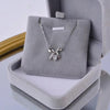 Image of Women's Light Luxury Bow Necklace Shopping