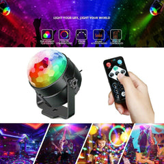 Disco Party Lights Strobe Led Dj Ball Sound Activated Bulb Dance Lamp Decoration Shopping