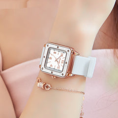 Women's Square Simple Fashion Quartz Watch Shopping