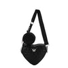 Image of Women's Embroidered Line Shoulder Bag Lightweight Waterproof Pu Soft Leather Storage Shopping Travel Small Backpack Shopping