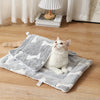 Image of Self-Warming Cat Bed Mat Washable Dog Bed Crate Mat Soft Pet Sleeping Mat For Dogs And Cats Reversible Fleece Dog Crate Kennel Pad Cat Pet Bed Shopping