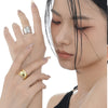 Image of Glossy Geometry Index Finger Ring Shopping