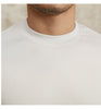 Image of Summer Skin-friendly Soft Glutinous Draping Short Sleeve Round Neck T-shirt Casual Stretch Men Shopping