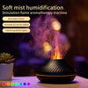 Image of New Volcanic Flame Aroma Diffuser Essential Oil Lamp 130ml USB Portable Air Humidifier With Color Night Light Mist Maker Fogger LED Light Shopping