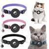 Image of Reflective Collar Waterproof Holder Case For Airtag Air Tag Airtags Protective Cover Cat Dog Kitten Puppy Nylon Collar Shopping