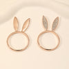 Image of Fashion Alloy Rabbit Head Ring Shopping