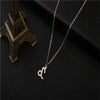 Image of Twelve Constellation Pendant Necklace Simple Titanium Steel Clavicle Chain Shopping