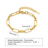 Image of Ornament Extended Stainless Steel Bracelet Gold Shopping