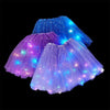 Image of Magical & Luminous  LED Princess Halloween Tutu Skirt Sequins Shiny Skirt Shopping