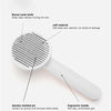 Image of Cat Grooming Brush, Self Cleaning Slicker Brushes For Dogs Pet Hair Removal Comb Stainless Steel Needle Cat Brush Self Cleaning For Cats Dogs Hair Remover Scraper Pet Grooming Tool Shopping