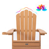 Image of TALE Folding Adirondack Chair With Pullout Ottoman With Cup Holder, Oaversized, Poly Lumber,  For Patio Deck Garden, Backyard Furniture, Easy To Install,.Banned From Selling On Amazon Shopping