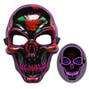 Image of Halloween Skeleton Mask LED Glow Scary Mask Shopping