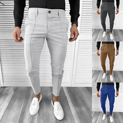 European And American Men's Decorative Leisure Business Pants Shopping