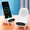 Image of Portable Mini Chair Wireless Charger Desk Mobile Phone Holder Wireless Charger 10W Fast Charge Special Gift Shopping