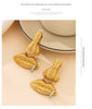 Image of Simple Retro Nose And Lip Minority Design Earrings Shopping